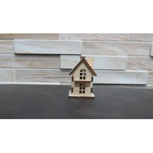 Набор деревянных заготовок «Деревенька на опушке» (7 домиков + мельница)